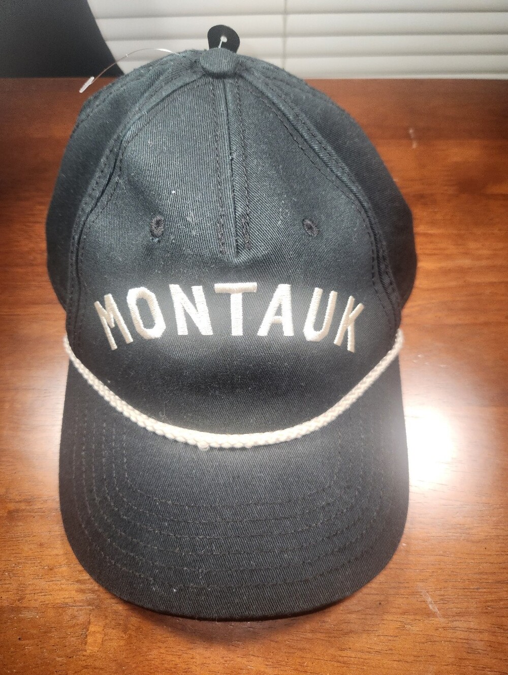 NWT Unisex Montauk Snapback Cap - Navy Blue